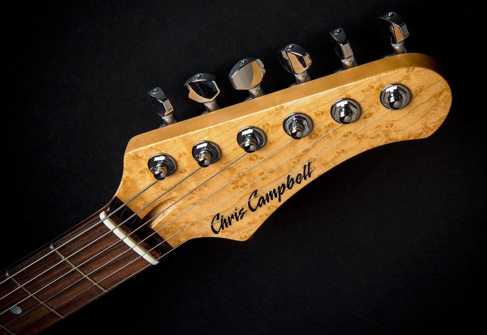 Chris Campbell Custom Shop CCT Classic SSH Electric Guitar  with Hard Case - Vintage Honey