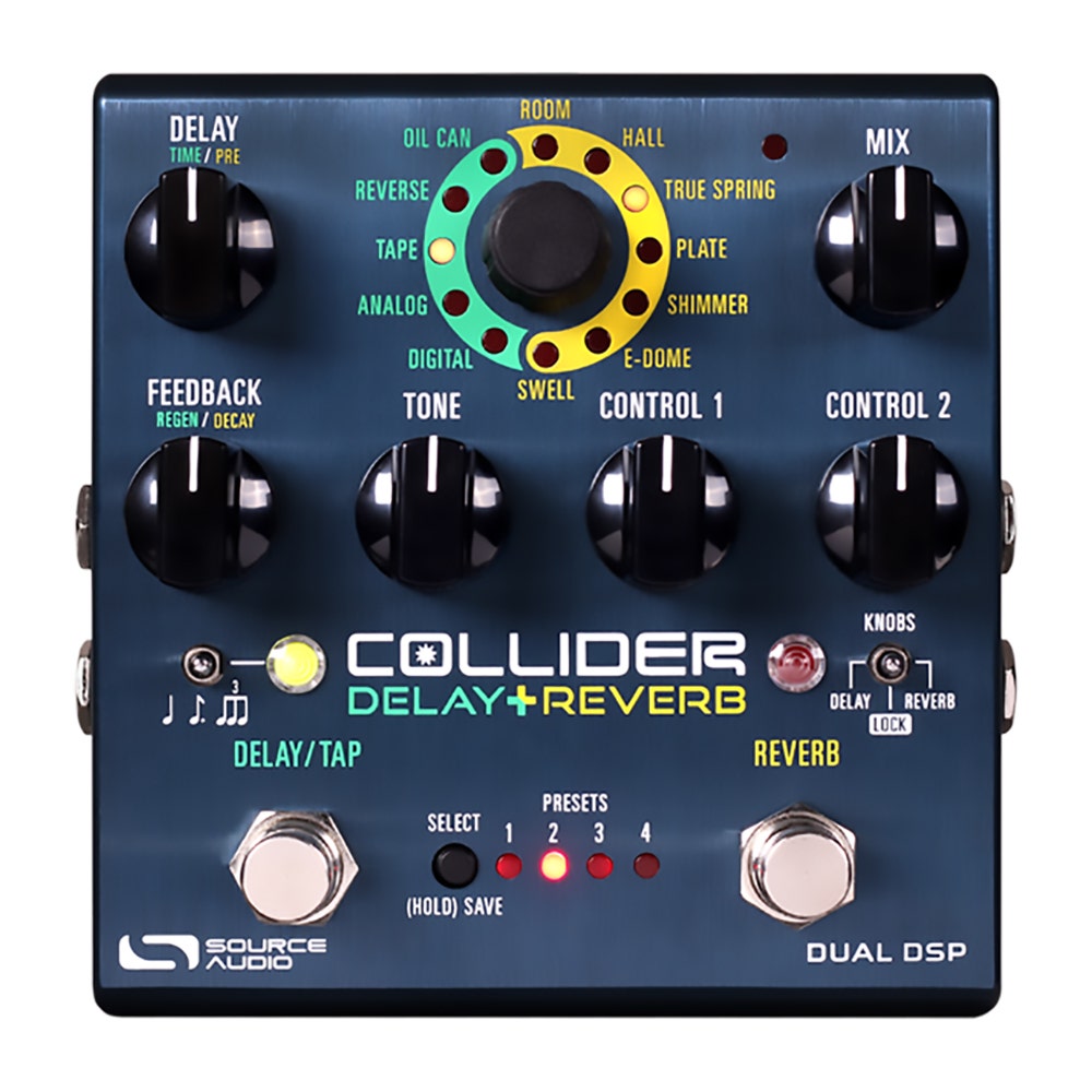 Source Audio SA263 Collider Delay / Reverb Guitar Effects Pedal