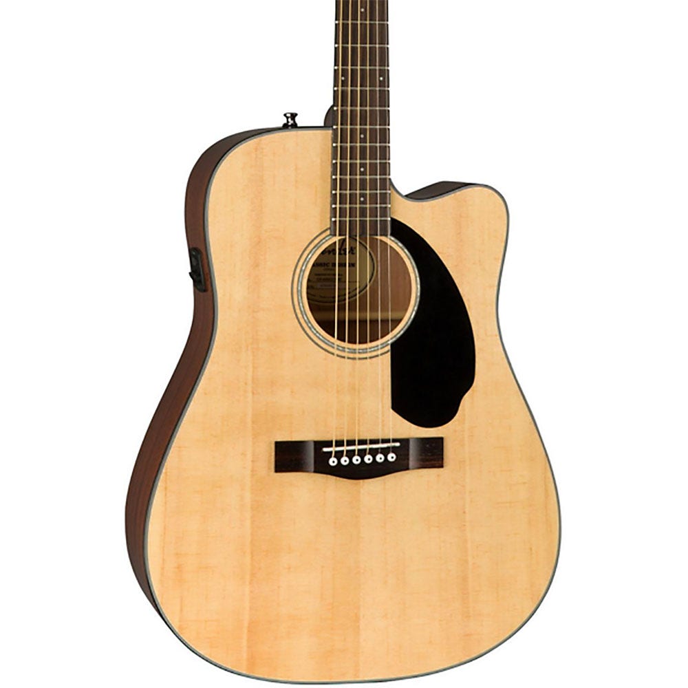 Fender CD-60SCE Concert Acoustic-Electric Guitar - Natural