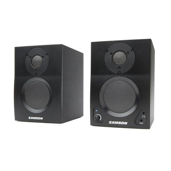 Samson MediaOne BT3 15-Watt Active Studio Monitors with Bluetooth (Pair)