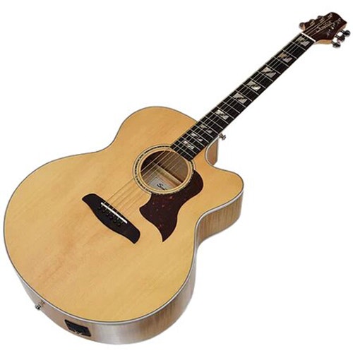 Sawtooth ST-MPL-AEJC Jumbo Acoustic Electric Guitar, Solid Spruce Top