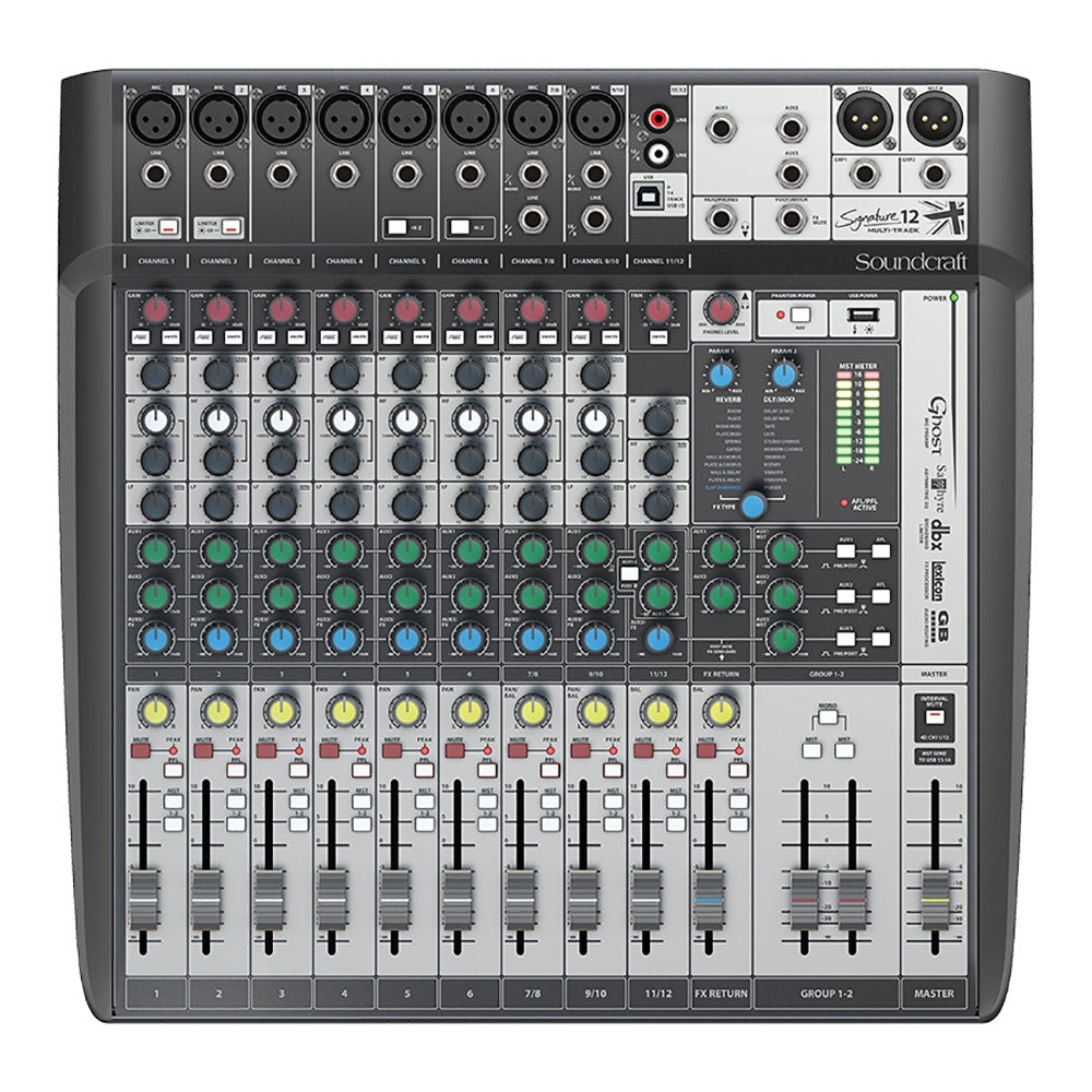 Soundcraft Signature 12MTK USB Multitrack Recording Mixer