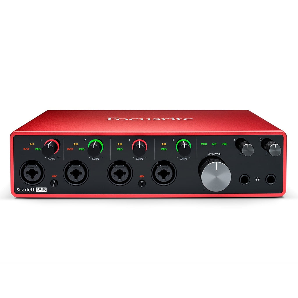 Focusrite Scarlett 18i8 3rd Gen 18-in, 8-out USB Audio Interface ( Open Box )