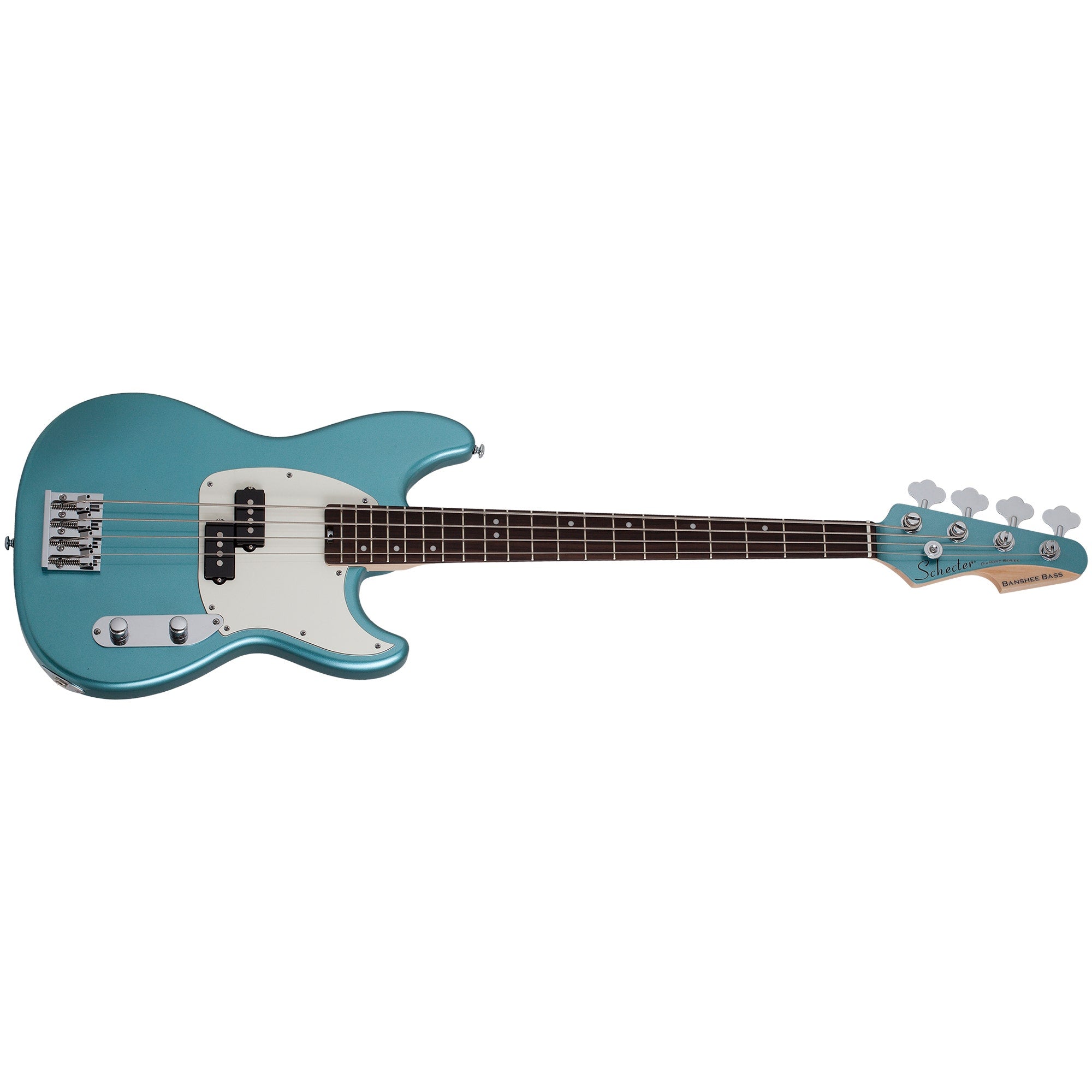 Schecter 1441 Banshee Bass Guitar, Rosewood Fretboard, Vintage Pelham Blue (VPHB)