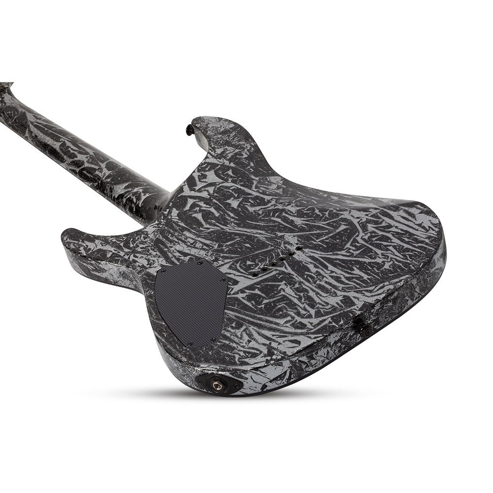 Schecter 1460 C-1 Hardtail Electric Guitar, Ebony Fretboard, Silver Mountain