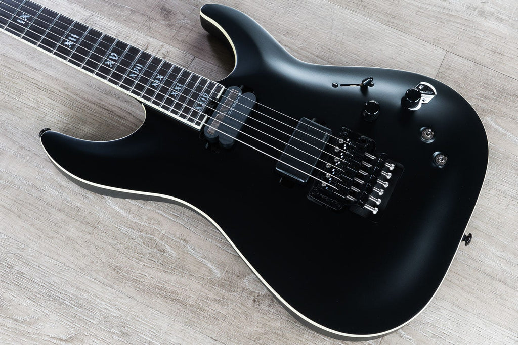 Schecter Guitars 1348 C-1 FR S SLS Evil Twin Electric Guitar Satin Black