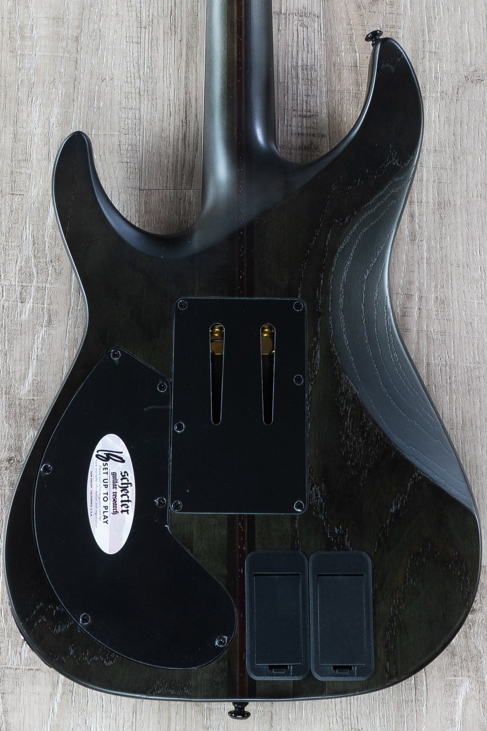 Schecter Guitars 1348 C-1 FR S SLS Evil Twin Electric Guitar Satin Black