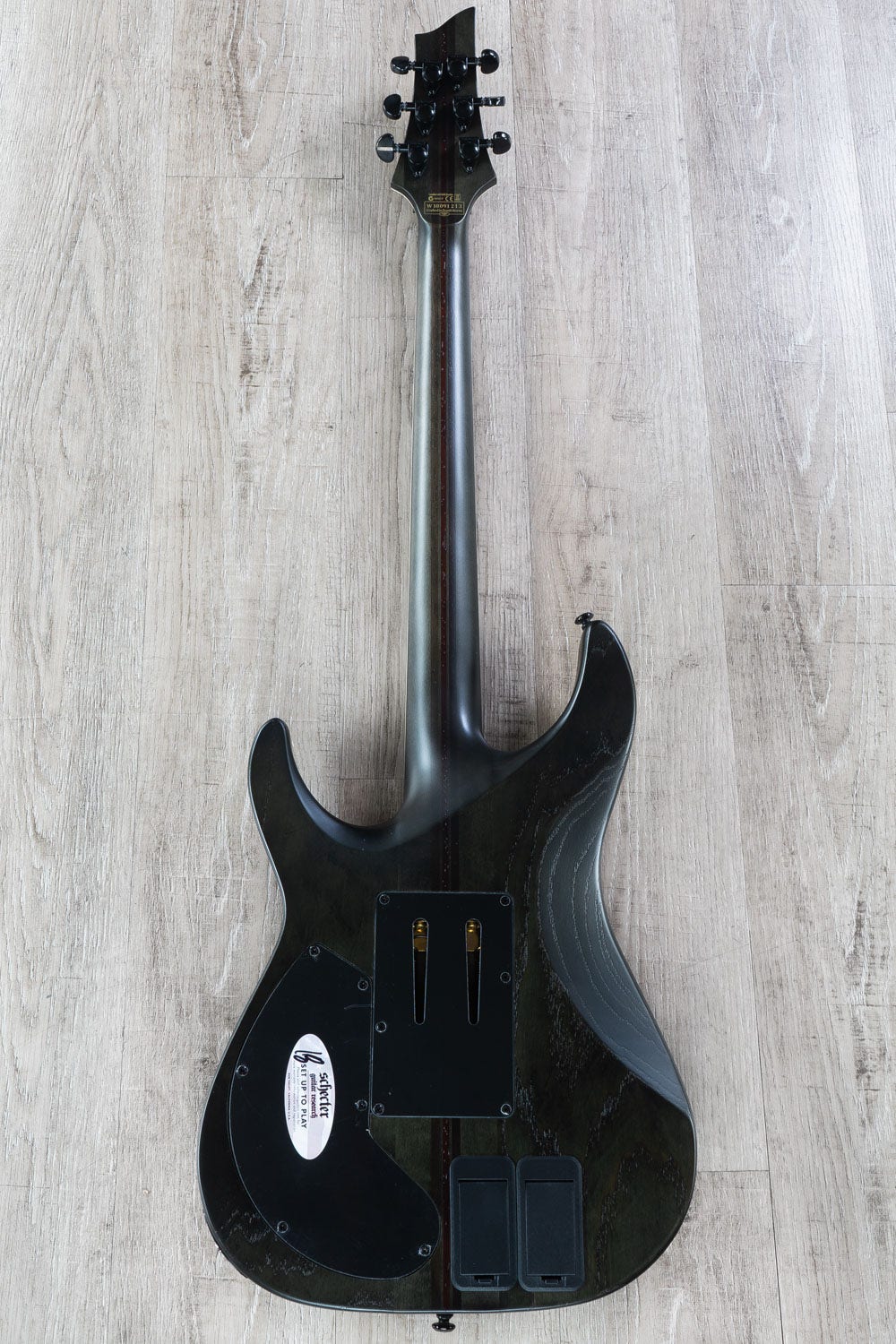 Schecter Guitars 1348 C-1 FR S SLS Evil Twin Electric Guitar Satin Black