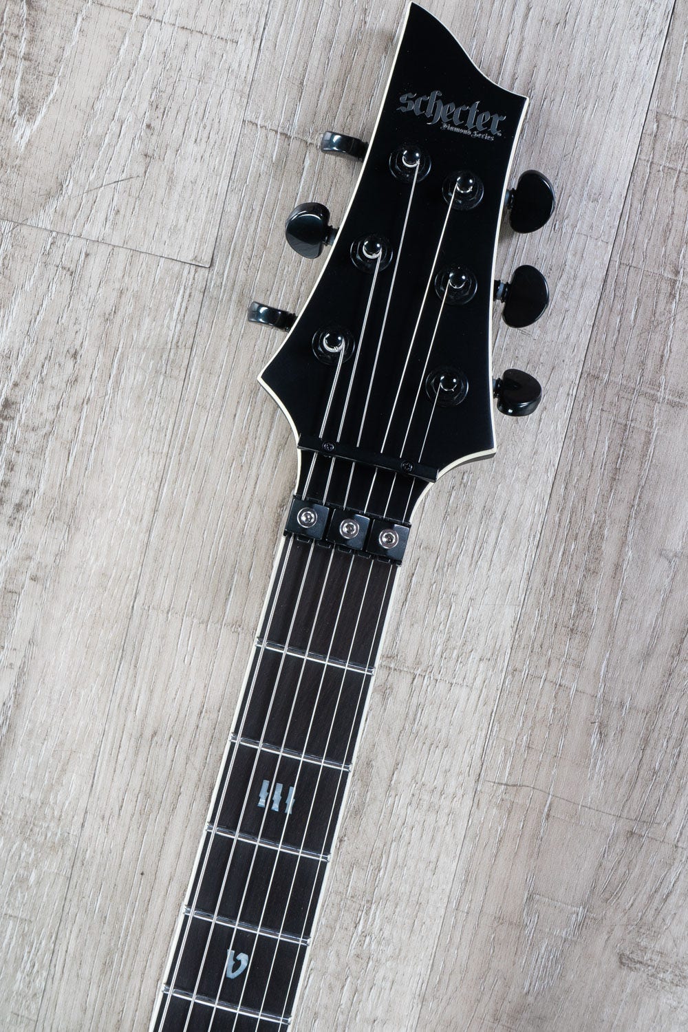 Schecter Guitars 1348 C-1 FR S SLS Evil Twin Electric Guitar Satin Black