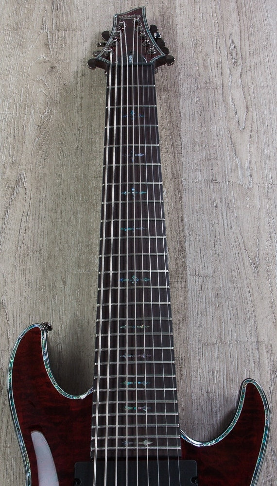 Schecter Hellraiser C-9 9-String Electric Guitar - Black Cherry (Open Box)