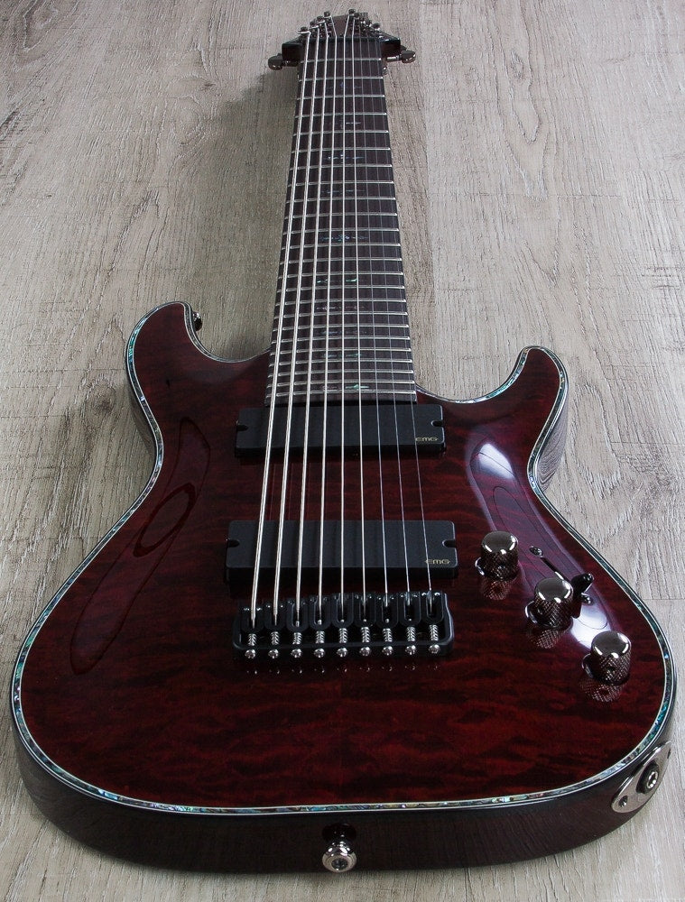 Schecter Hellraiser C-9 9-String Electric Guitar - Black Cherry (Open Box)