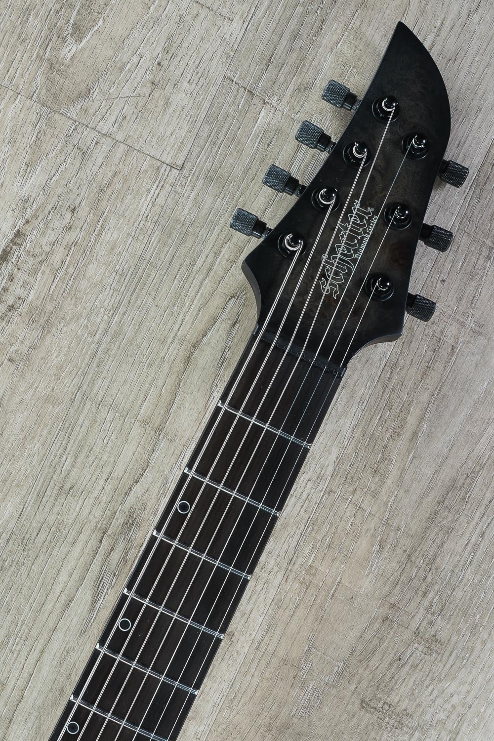 Schecter Keith Merrow KM-7 MK-III Artist Electric Guitar, Ebony Fretboard - Trans Black Burst (Open Box)
