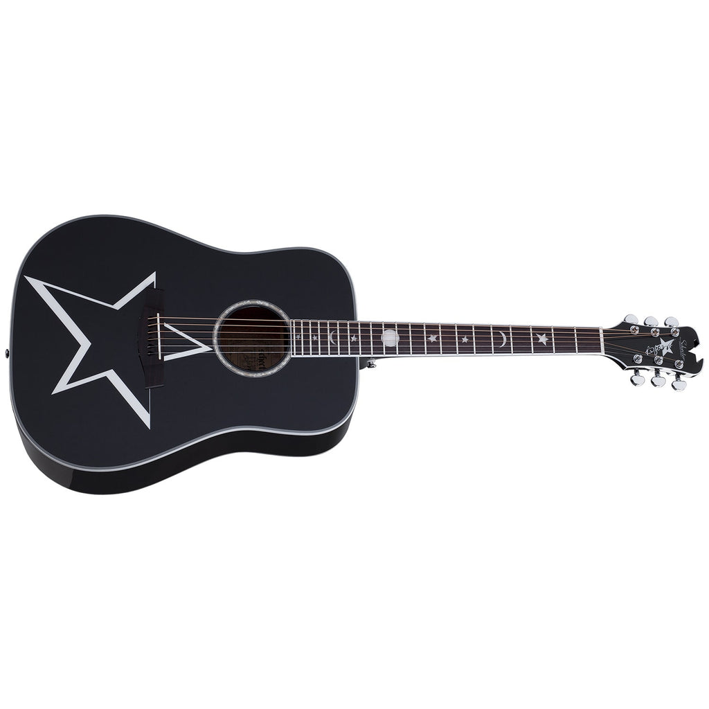Schecter 283 Robert Smith RS-1000 Busker Acoustic Guitar, Solid Spruce Top