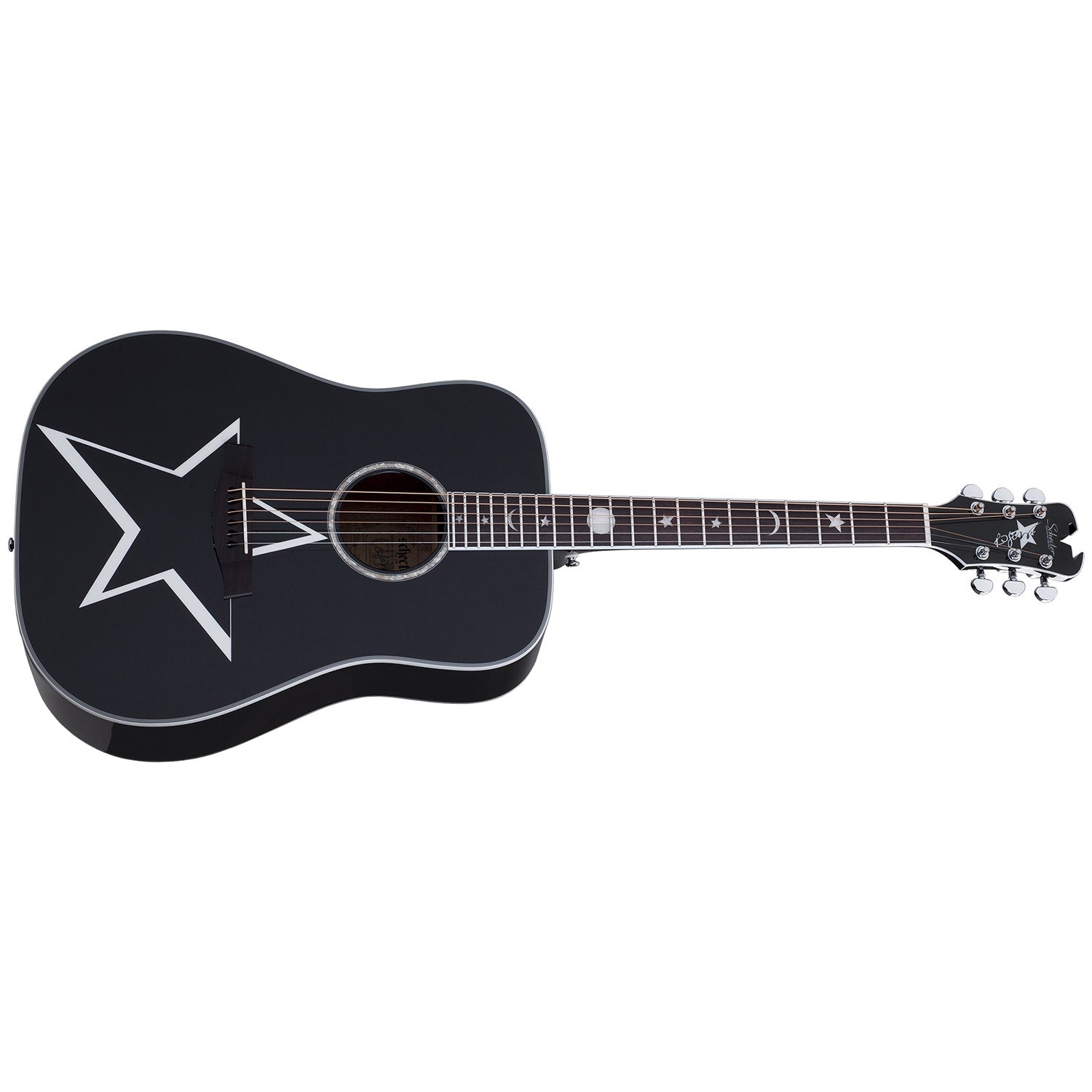 Schecter 283 Robert Smith RS-1000 Busker Acoustic Guitar, Solid Spruce Top