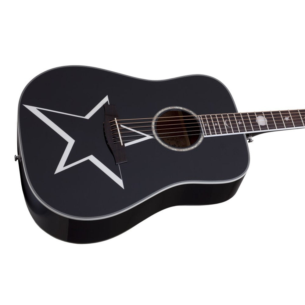 Schecter 283 Robert Smith RS-1000 Busker Acoustic Guitar, Solid Spruce Top