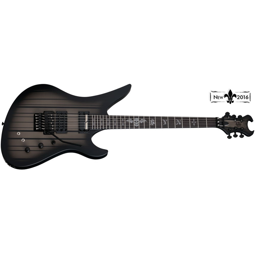 Schecter Synyster Custom-S Electric Guitar with Seymour Duncan Bridge Pickup in Satin Dark Earth Burst