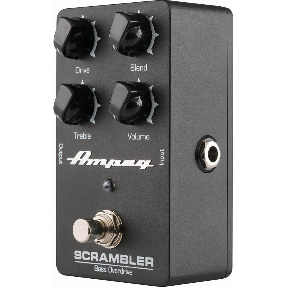 Ampeg Scrambler Bass Overdrive Bass Guitar Effects Pedal