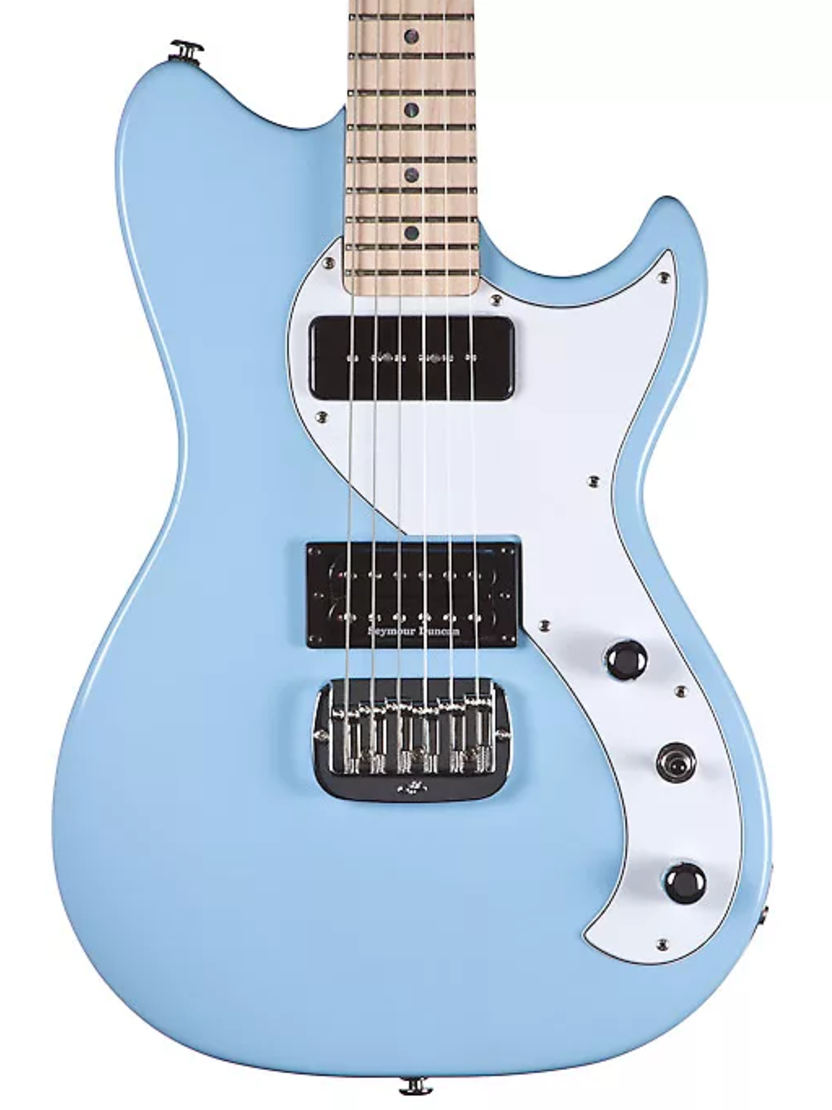 G&L USA Fallout Electric Guitar, Maple Fingerboard - Himalayan Blue