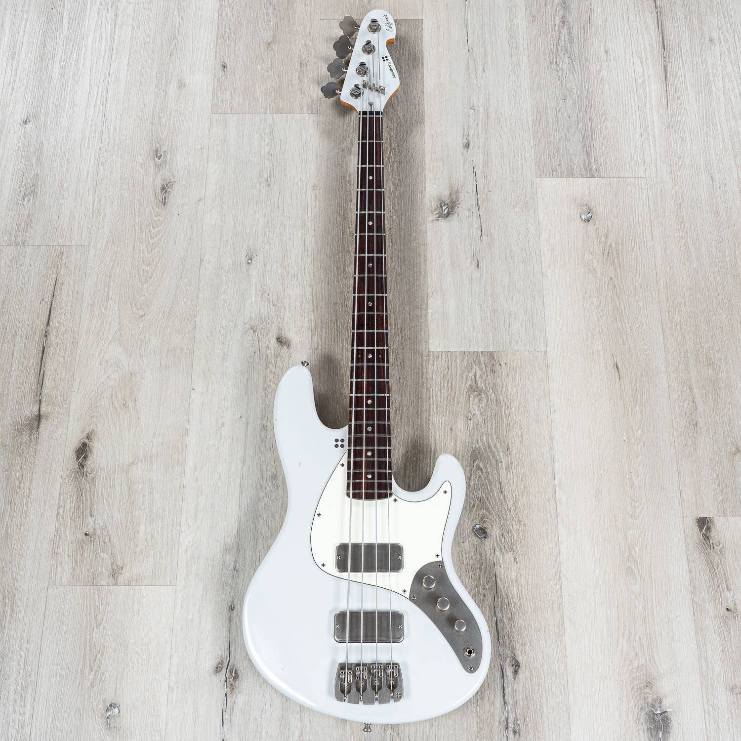Sandberg Limited Edition TT-4 Bass Guitar, Rosewood Fretboard, Light Gray Soft Aged Finish