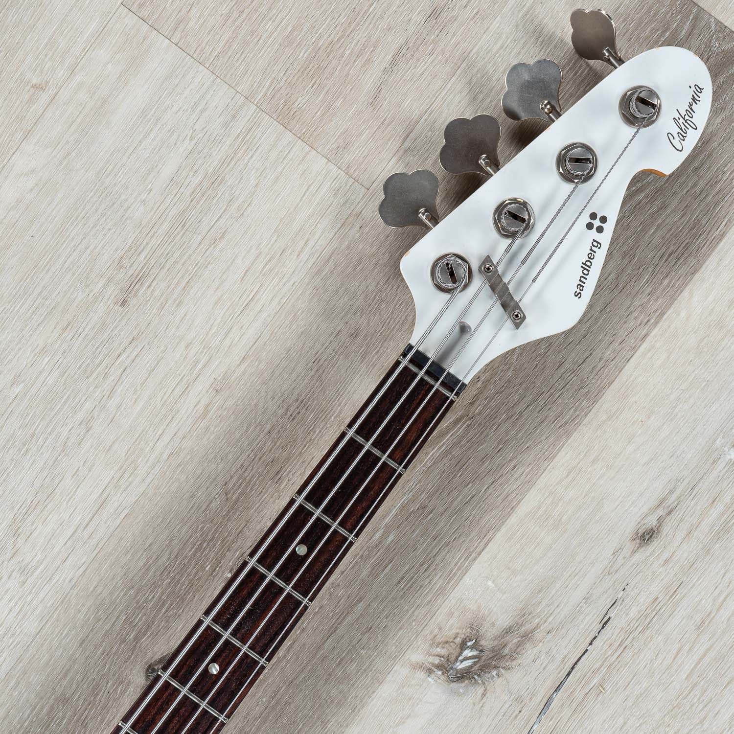 Sandberg Limited Edition TT-4 Bass Guitar, Rosewood Fretboard, Light Gray Soft Aged Finish