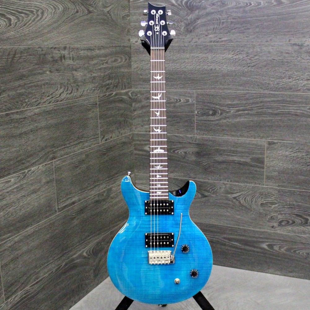 PRS Paul Reed Smith SE Carlos Santana Electric Guitar with Gig Bag - Sapphire Finish