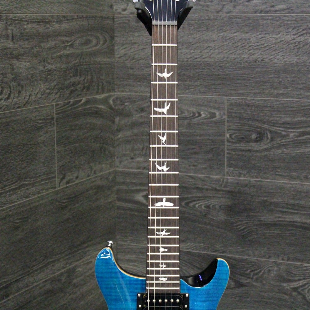 PRS Paul Reed Smith SE Carlos Santana Electric Guitar with Gig Bag - Sapphire Finish