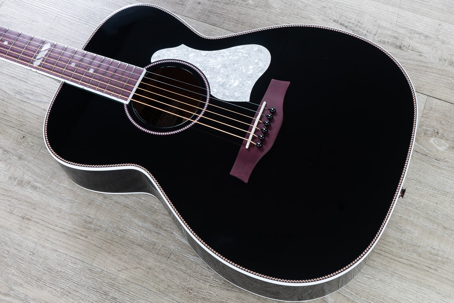 Seagull Guitars 047734 Artist Tuxedo Black EQ Acoustic Electric Guitar, Black