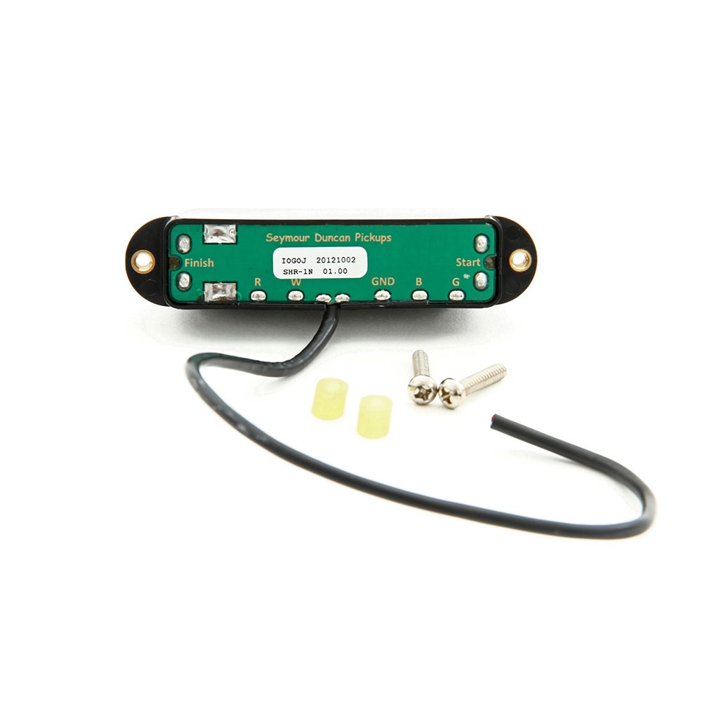 Seymour Duncan SHR-1n Hot Rails for Strat Guitar Neck Pickup in Black