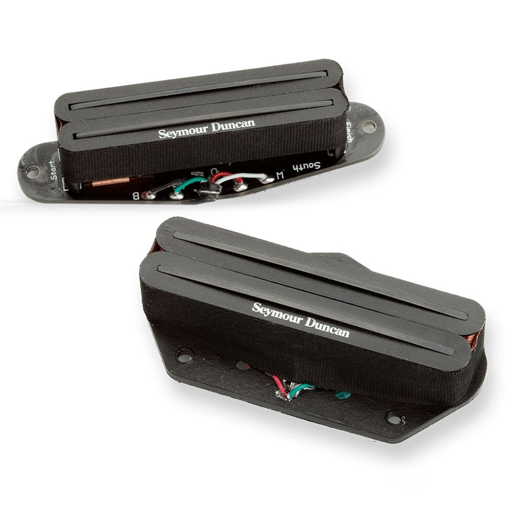 Seymour Duncan STHR-1 Hot Rails Tele Pickup Set, Black