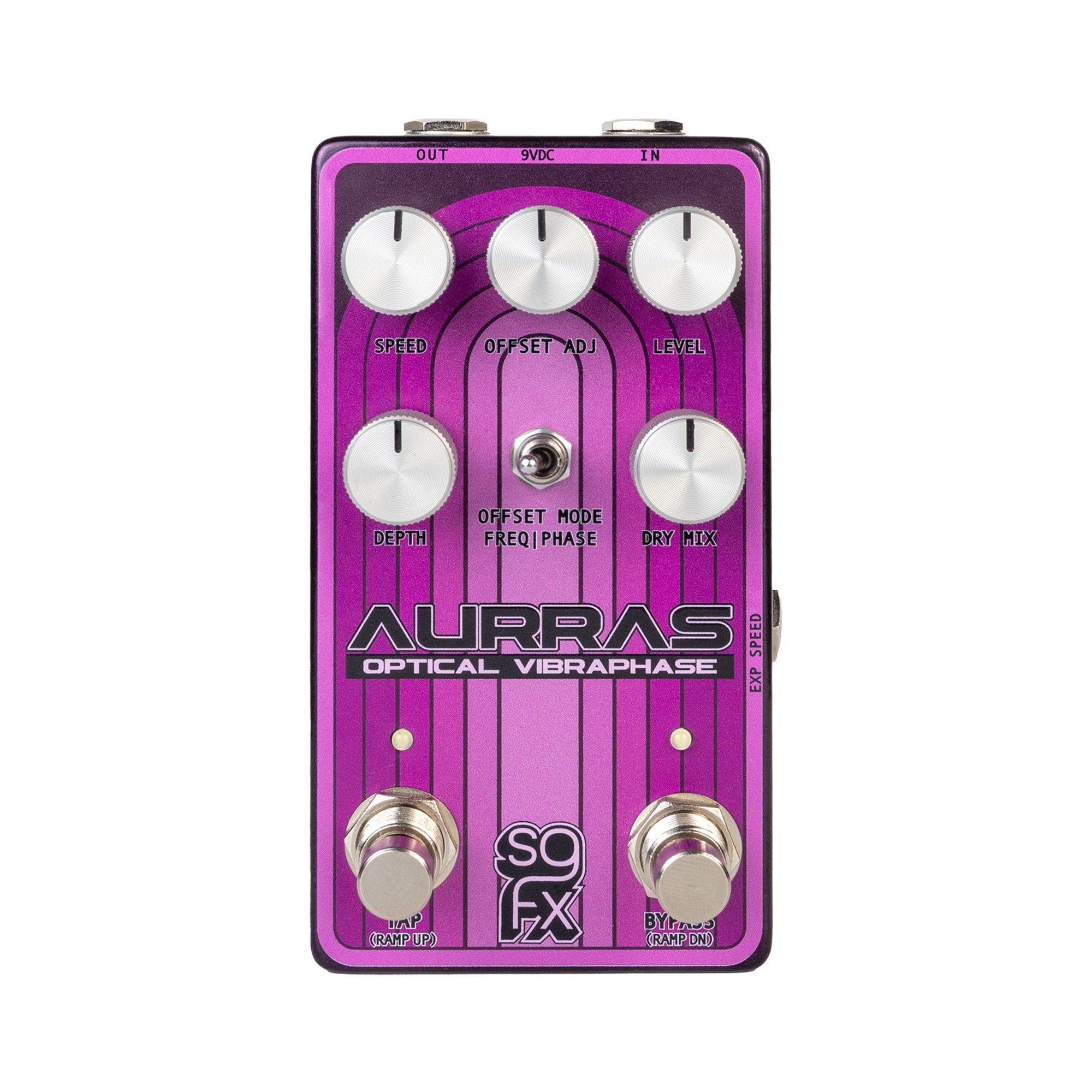 SolidGoldFX Aurras Optical Vibraphase Phaser / Uni-Vibe Guitar Effect Pedal