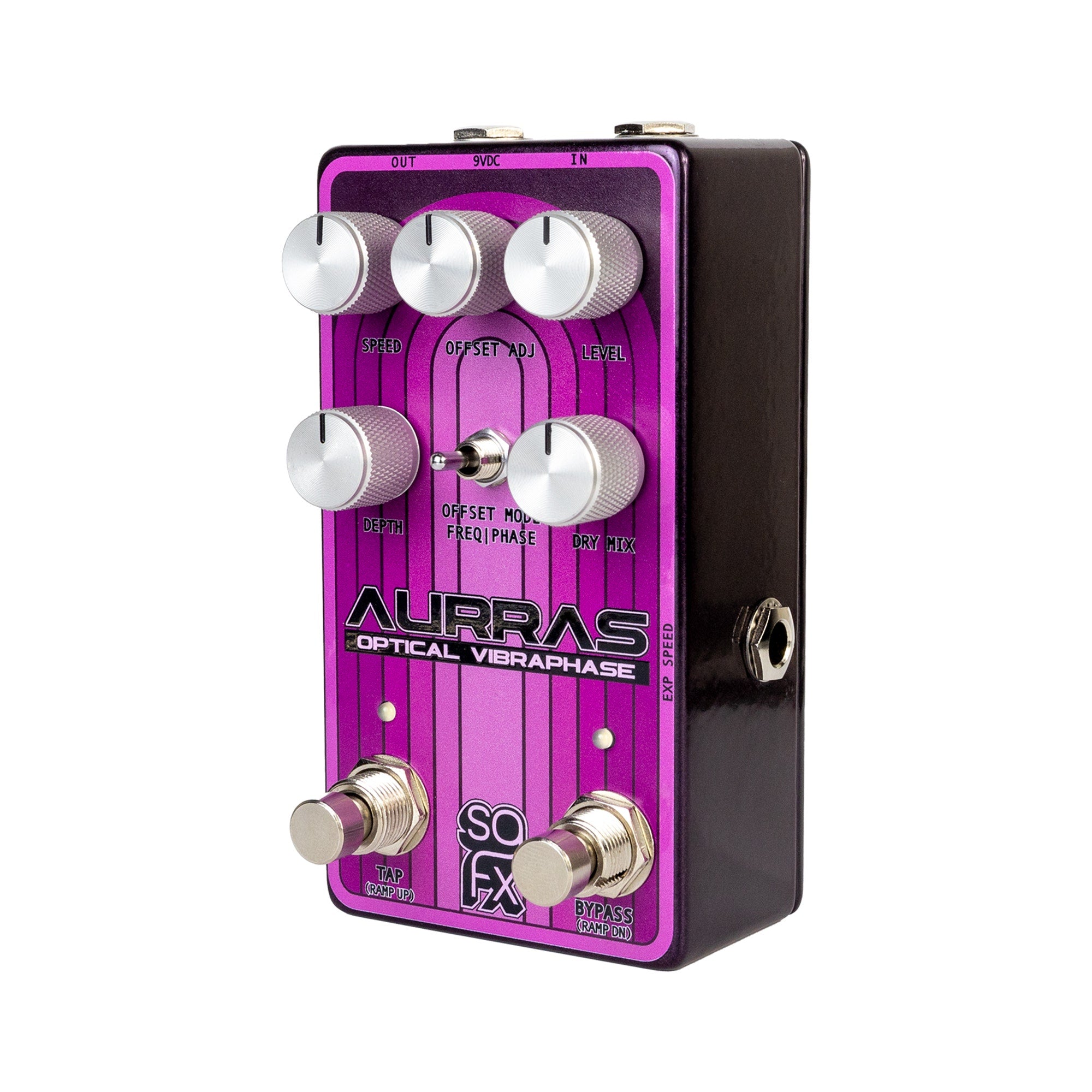 SolidGoldFX Aurras Optical Vibraphase Phaser / Uni-Vibe Guitar Effect Pedal