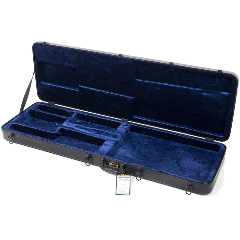 Schecter SGR-UNIVERSAL Universal Electric Bass Hardshell Case with Plush Lining in Black