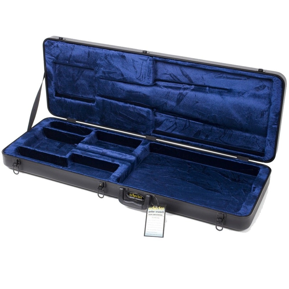 Schecter SGR-UNIVERSAL Universal Electric Guitar Hardshell Case with Plush Lining in Black