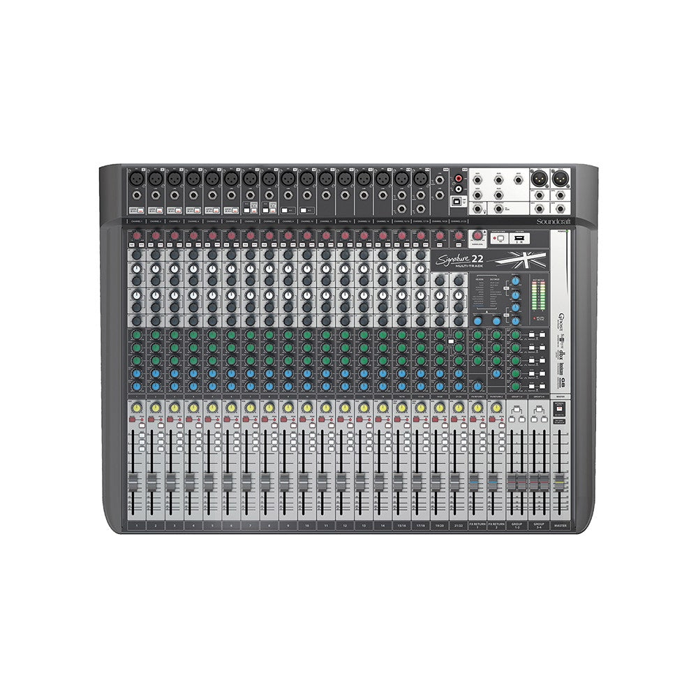 Soundcraft Signature 22 MTK 22-Input Multi-Track Mixer with Effects