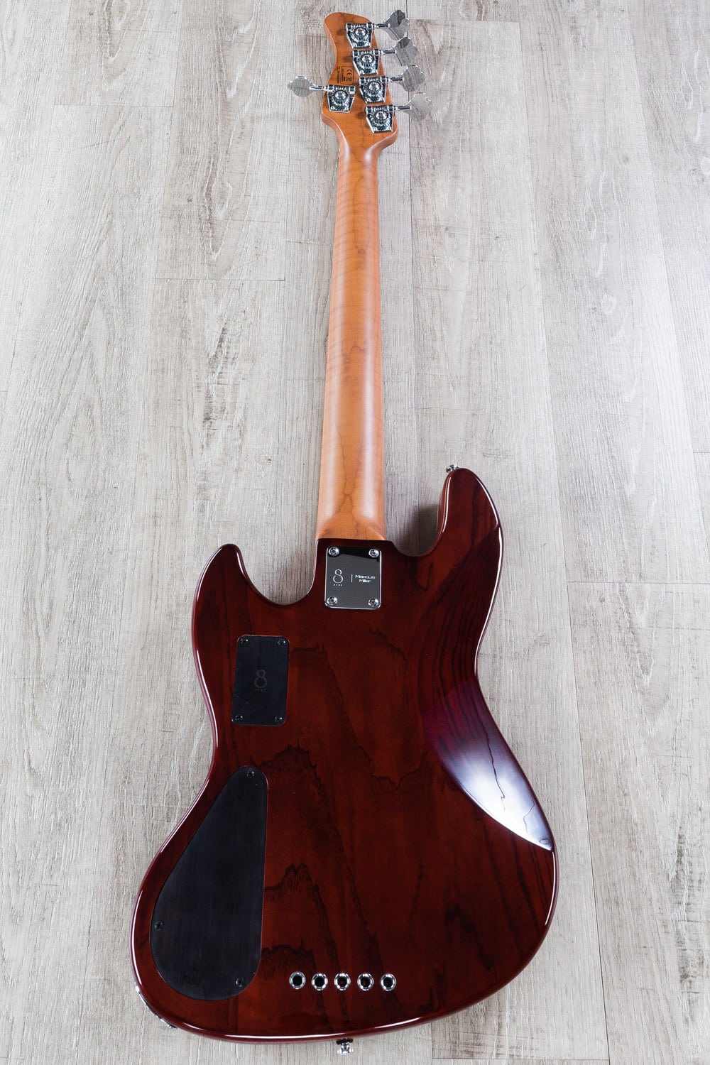 Sire V10 2nd Gen Bass Guitar, 5-String, Roasted Flame Maple Fingerboard, TS Tobacco Sunburst w/ Gig Bag