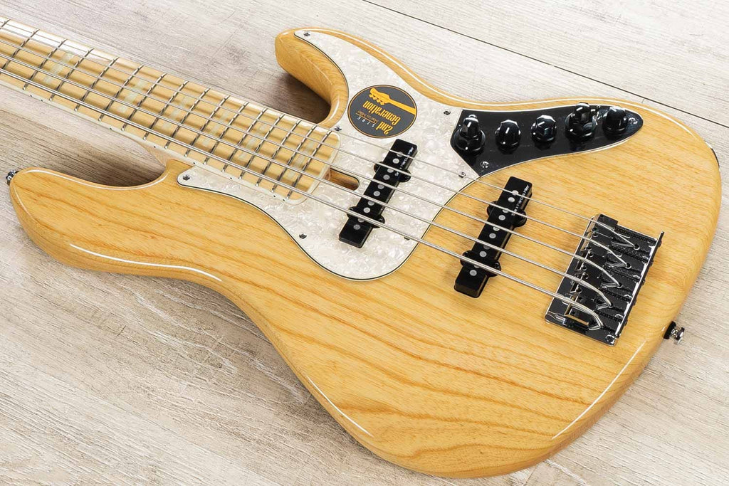 Sire NAMM Prototype 24-Fret V7 Bass Guitar, Swamp Ash Body, 5-String, NT Natural