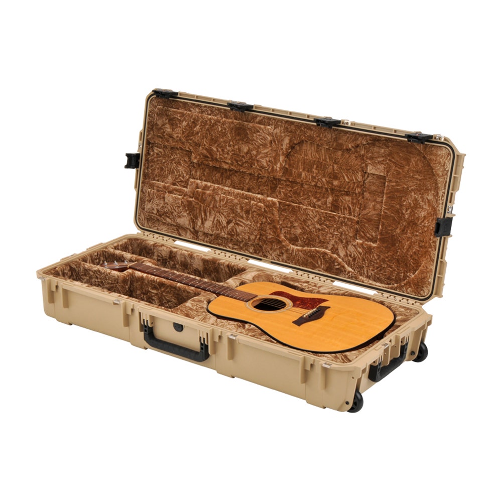 SKB 3i-4217-18-T iSeries Waterproof Dreadnought Acoustic Guitar Case, Tan