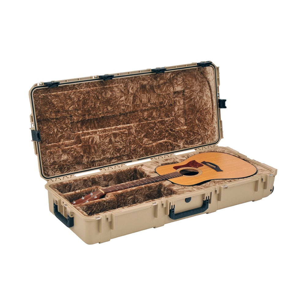 SKB 3i-4217-18-T iSeries Waterproof Dreadnought Acoustic Guitar Case, Tan