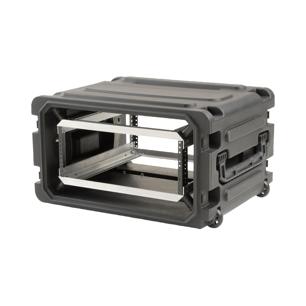 SKB Cases 3SKB-R06U20W 20" Deep 6U (6-Space) Roto Shockmount Rolling Rack Case