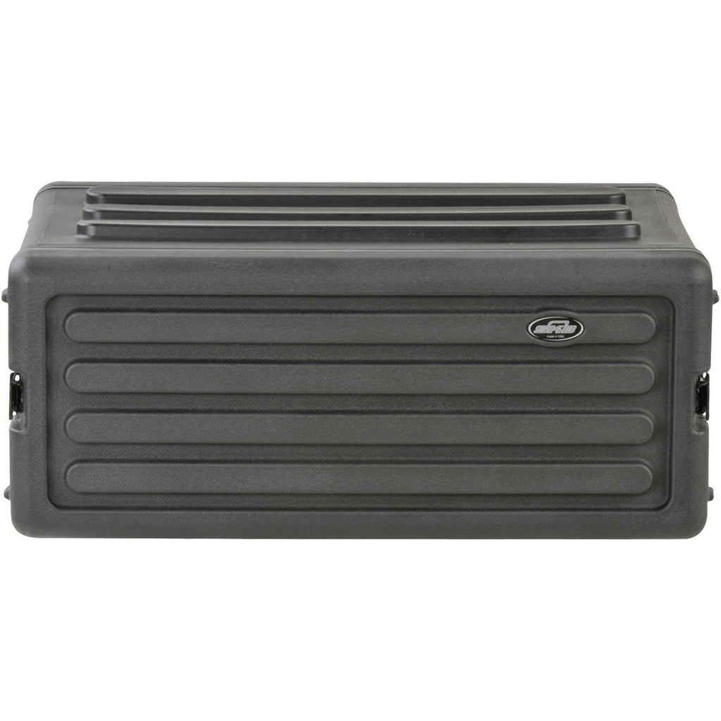 SKB 1SKB-R4S Roto-Molded Shallow 4U Rack Case w/ Built-In Handles