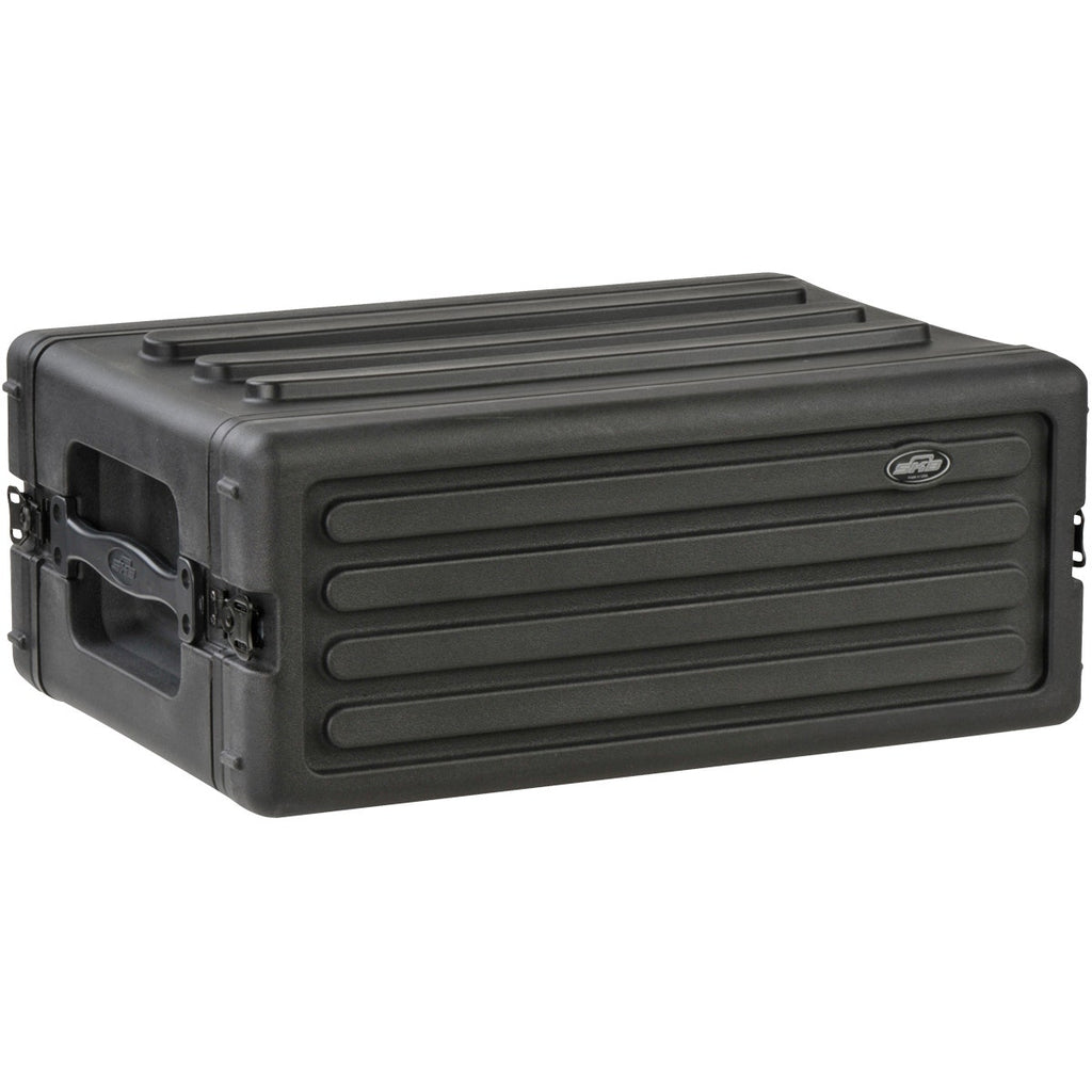 SKB 1SKB-R4S Roto-Molded Shallow 4U Rack Case w/ Built-In Handles