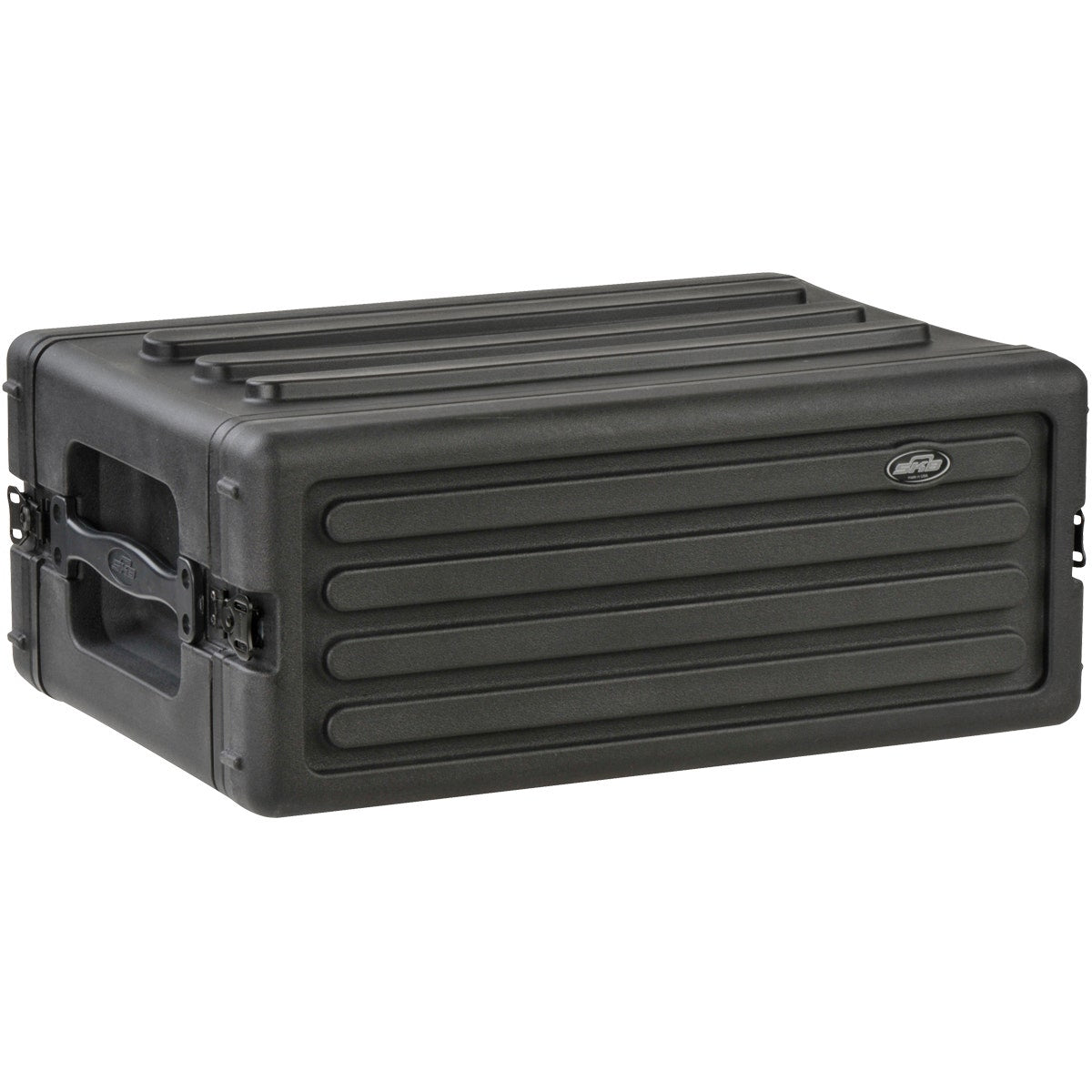SKB 1SKB-R4S Roto-Molded Shallow 4U Rack Case w/ Built-In Handles