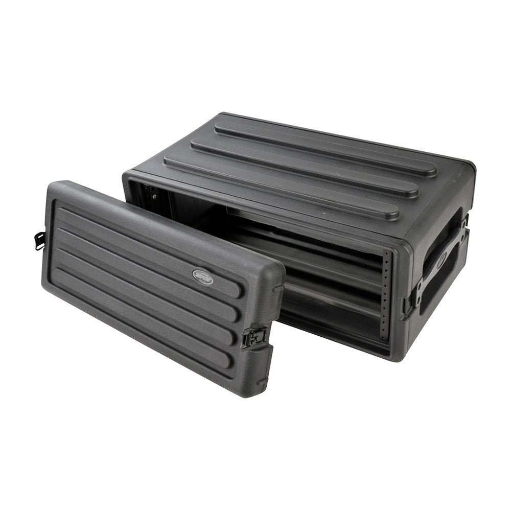 SKB 1SKB-R4S Roto-Molded Shallow 4U Rack Case w/ Built-In Handles