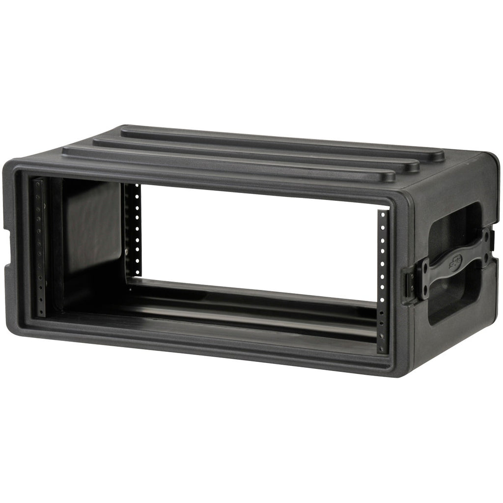 SKB 1SKB-R4S Roto-Molded Shallow 4U Rack Case w/ Built-In Handles