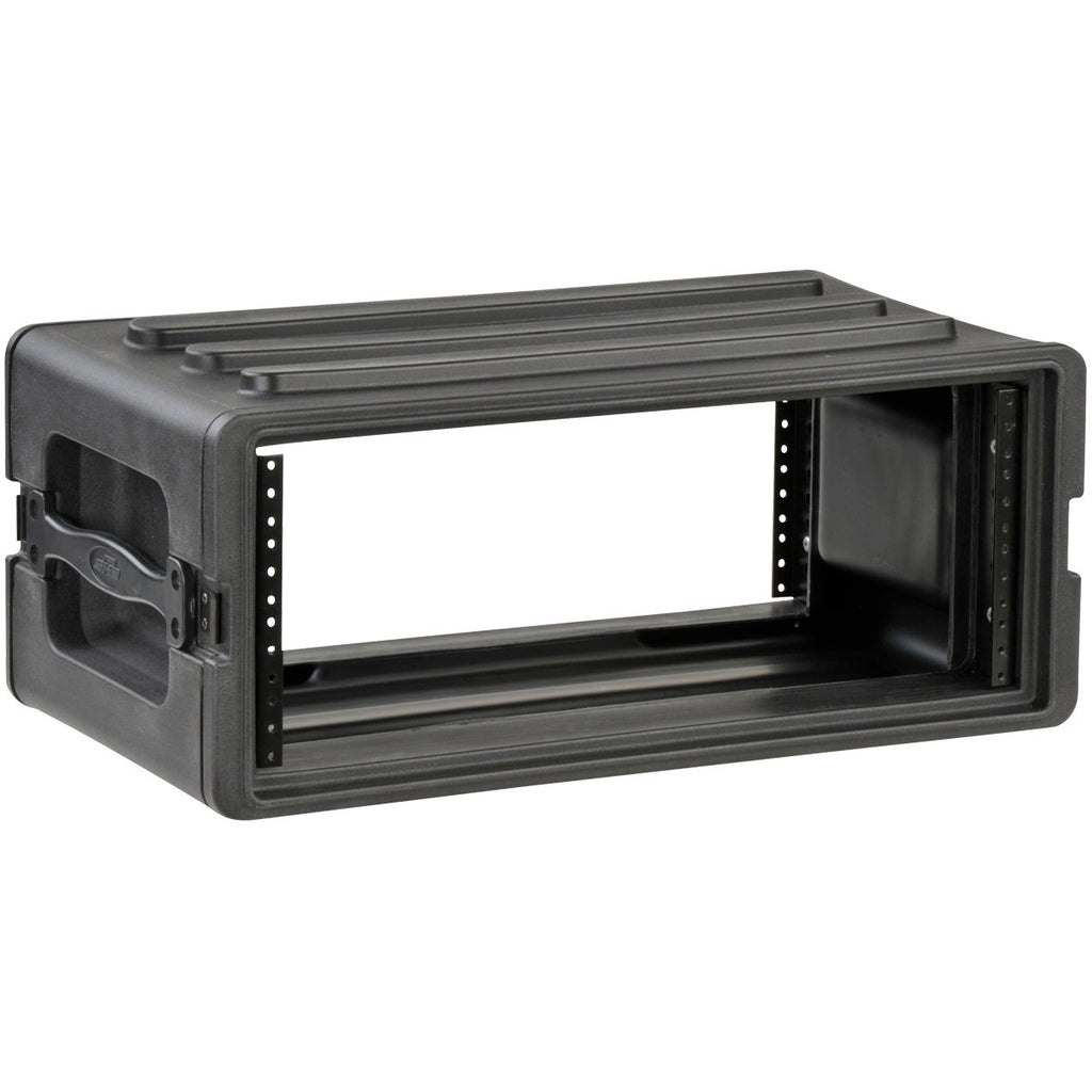 SKB 1SKB-R4S Roto-Molded Shallow 4U Rack Case w/ Built-In Handles