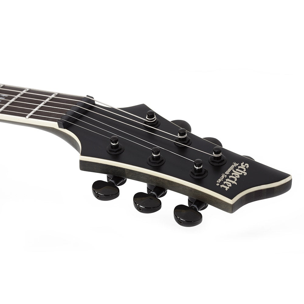 Schecter Guitars 1347 C-1 SLS Evil Twin Electric Guitar, Satin Black