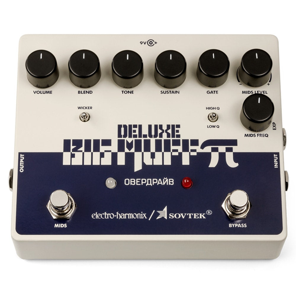 Electro Harmonix EHX Sovtek Deluxe Mig Muff Pi Distortion Guitar Effect Pedal