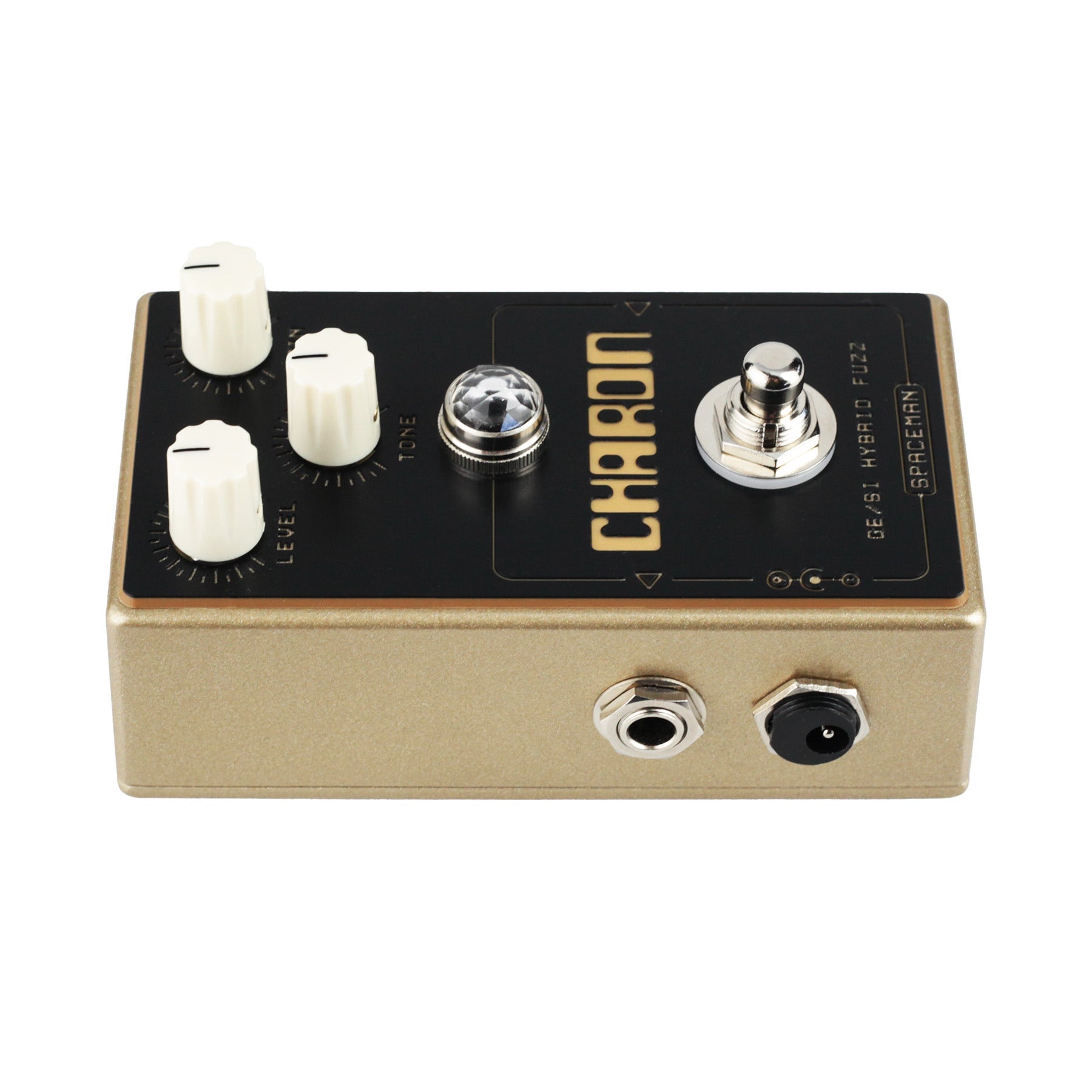 Spaceman Effects Charon Germanium / Silicon Hybrid Fuzz Guitar Effect Pedal, Gold Edition
