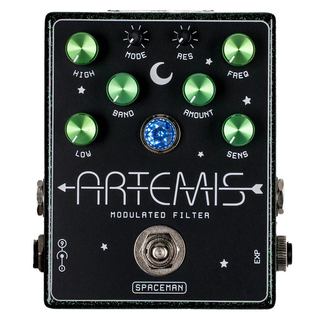 Spaceman Effects Artemis Modulated Filter Pedal, Uranium Sparkle