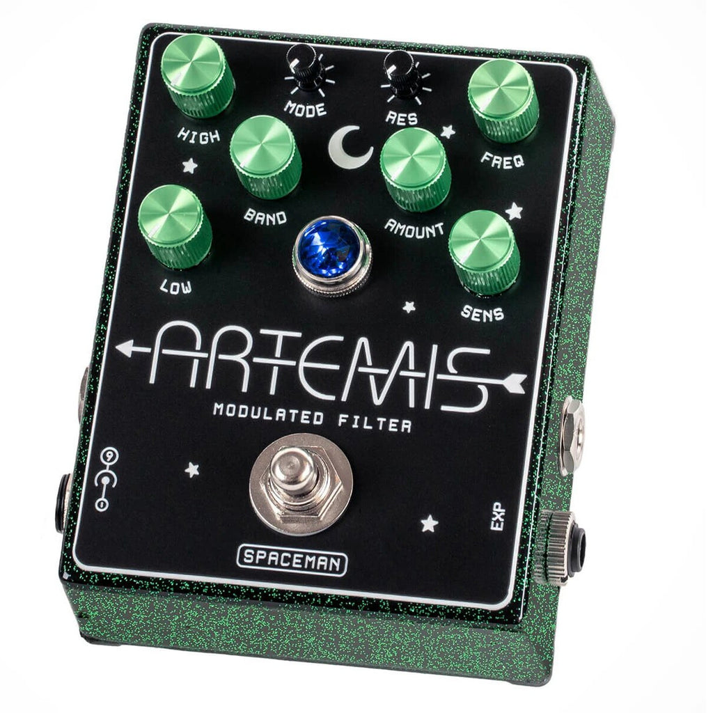 Spaceman Effects Artemis Modulated Filter Pedal, Uranium Sparkle